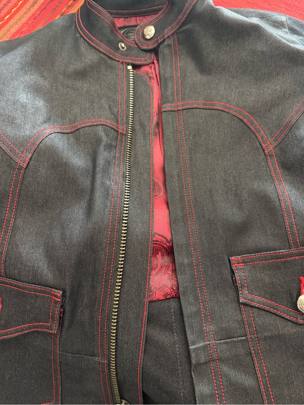 Women's Motorcycle Jacket - Picture 4 of 6